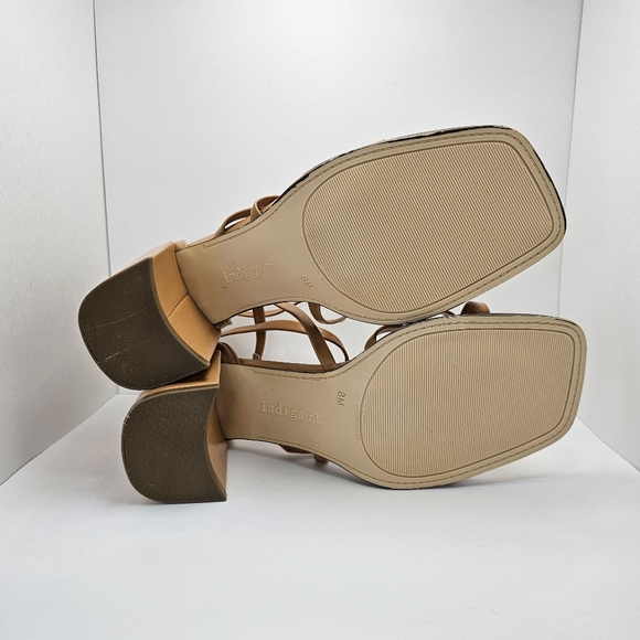 Francesca's Indigo Rd. 'Archar' Strappy Block Heels - US Women's Size 8M - Picture 7 of 7